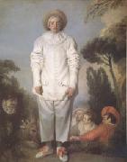 Jean-Antoine Watteau Pierrot also Known as Gilles (mk05) France oil painting artist